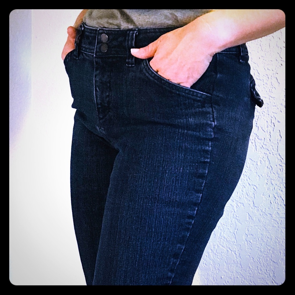 Liz Claiborne Crop Jean Capris slim power 10 P